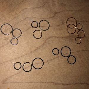 Lot of tiny hoops